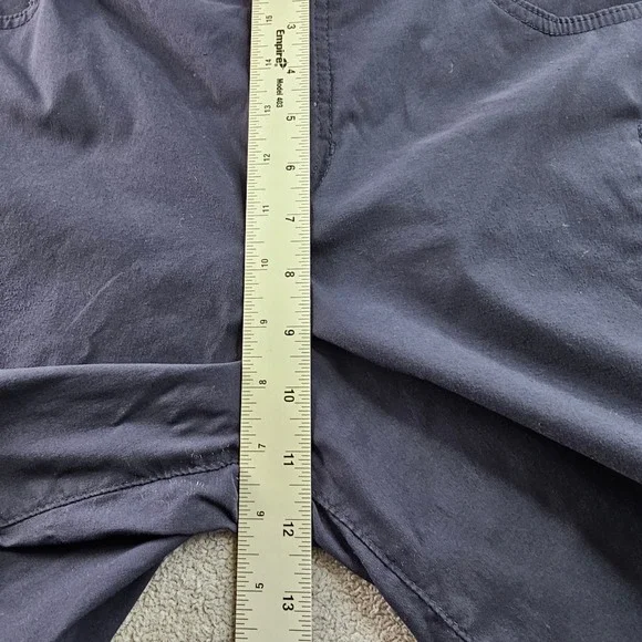 Eddie Bauer Cargo Shorts Women's 16 Navy Nylon Stretch Casual Mid-Rise Outdoor‎ - Picture 5 of 11